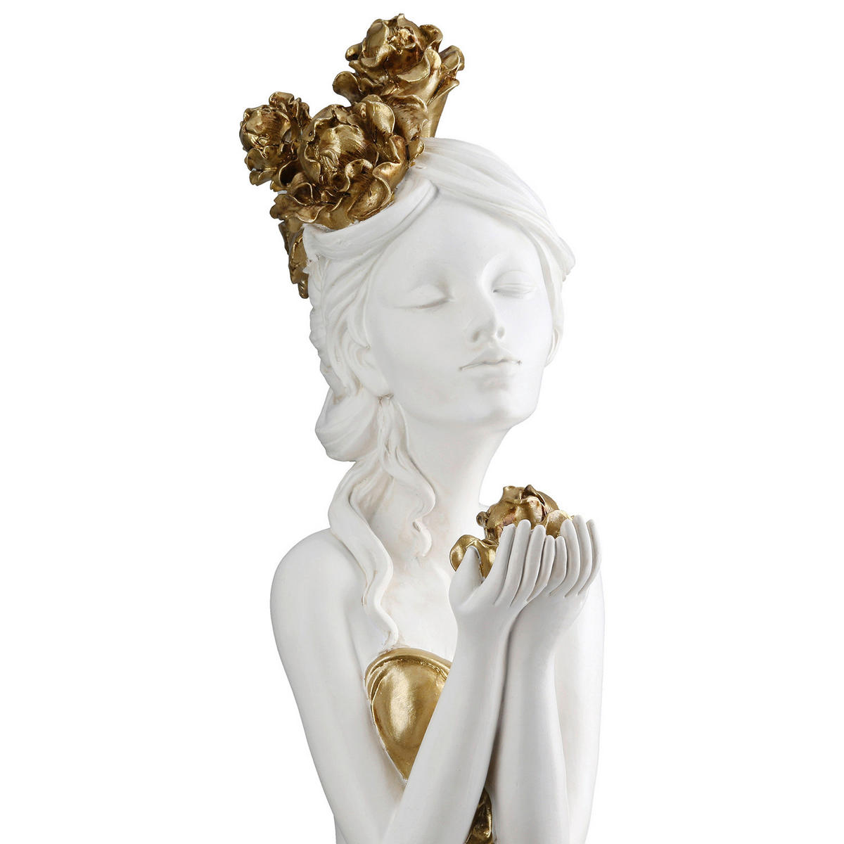 DEKOBÜSTE - Weiss, Basics, Kunststoff (10/33/12cm)