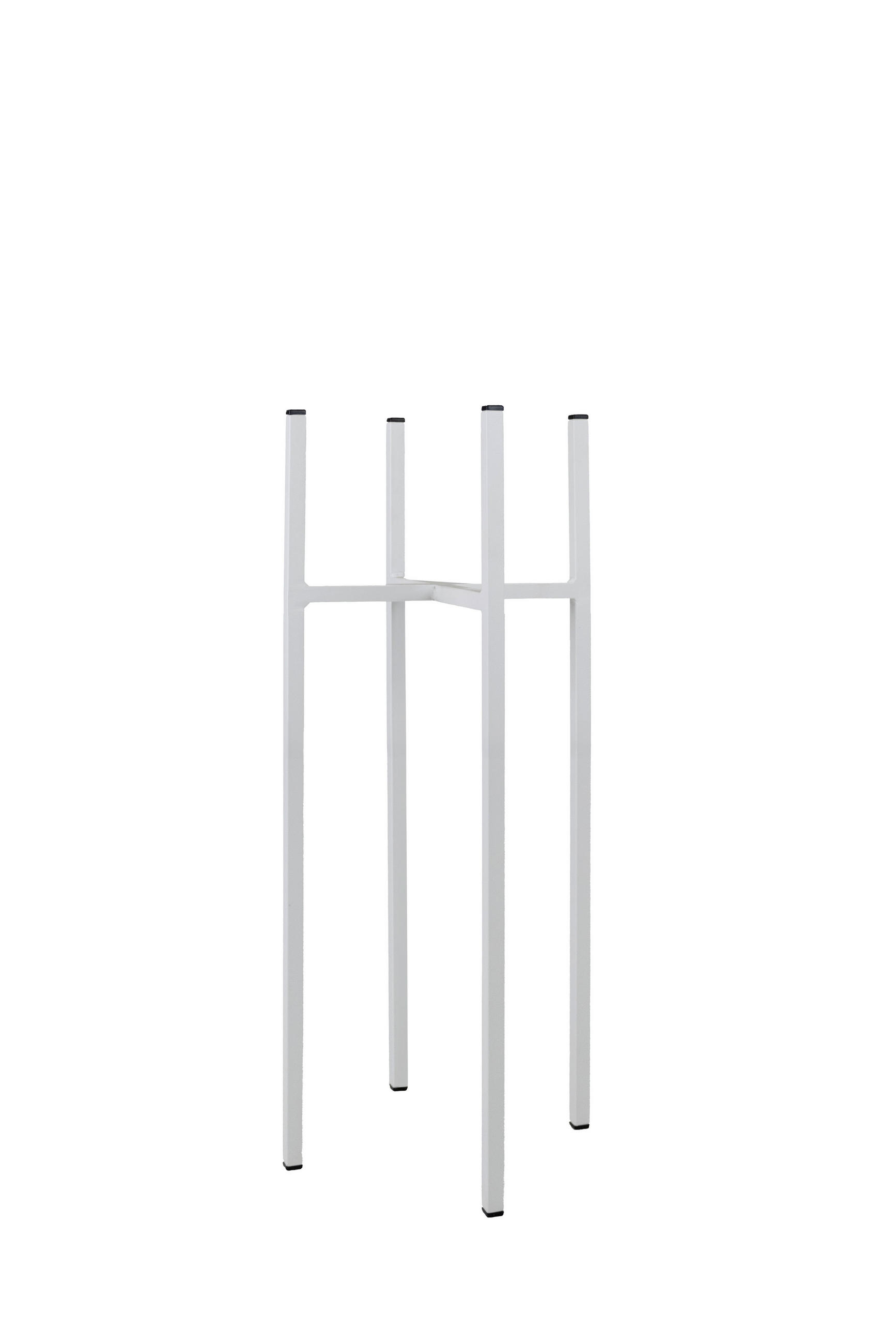 BLUMENSTÄNDER Metall  - Weiß, Basics, Metall (26/60/26cm)