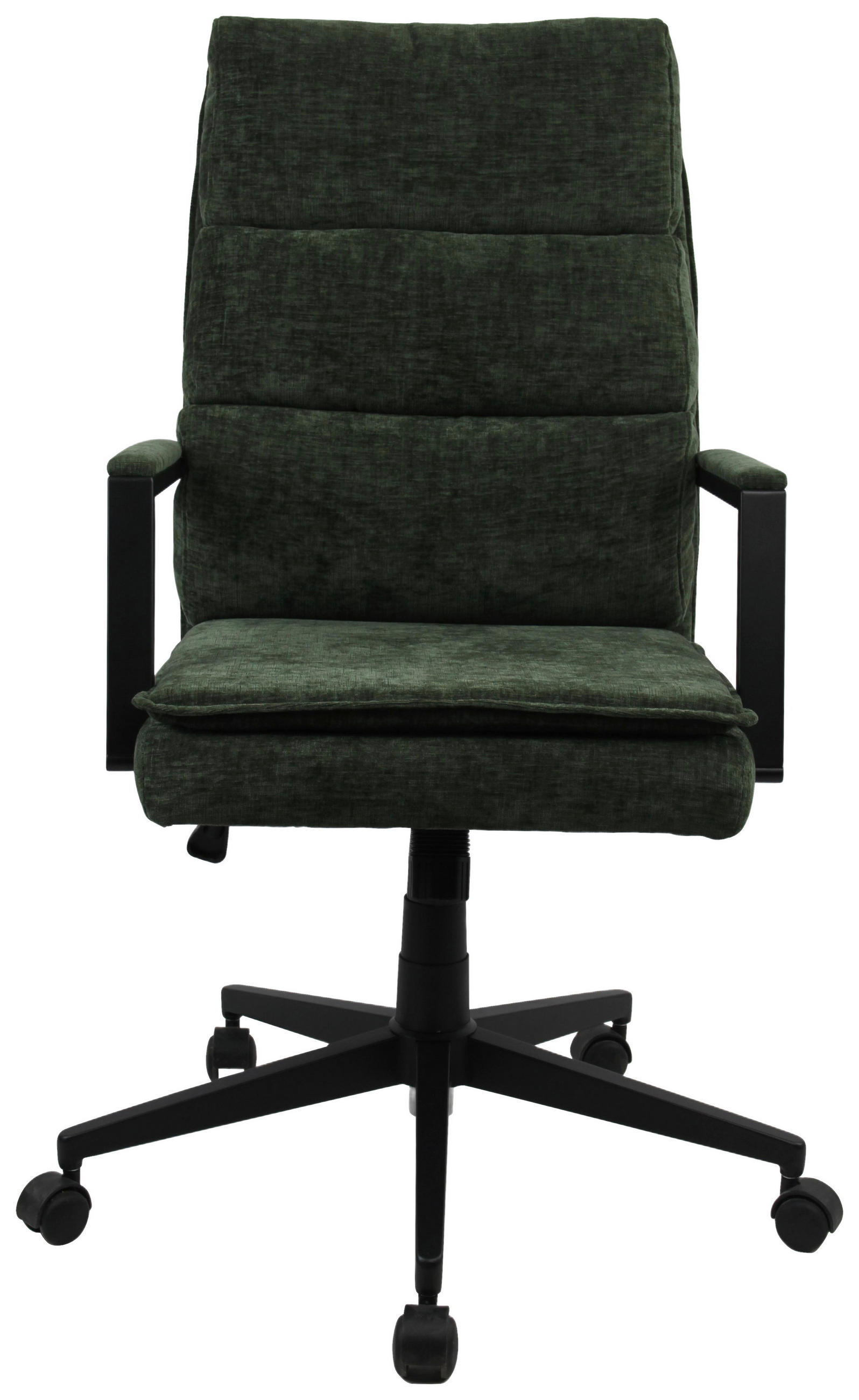CHEFSESSEL  in Webstoff Grün  - Schwarz/Grün, Modern, Kunststoff/Textil (58/110-120/62cm) - MID.YOU