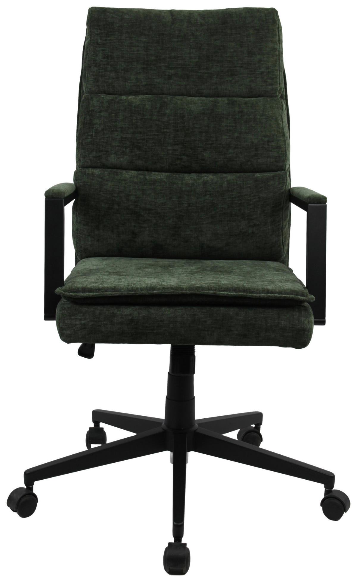 CHEFSESSEL  in Webstoff Grün  - Schwarz/Grün, Modern, Kunststoff/Textil (58/110-120/62cm) - MID.YOU
