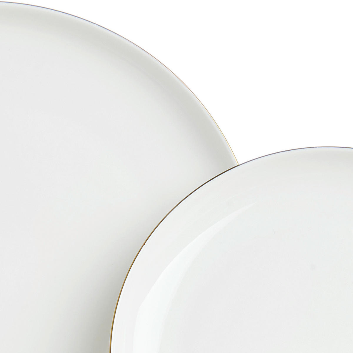 ÉTKÉSZLET 20 részes  - aranyszínű/fehér, Design, kerámia - Novel