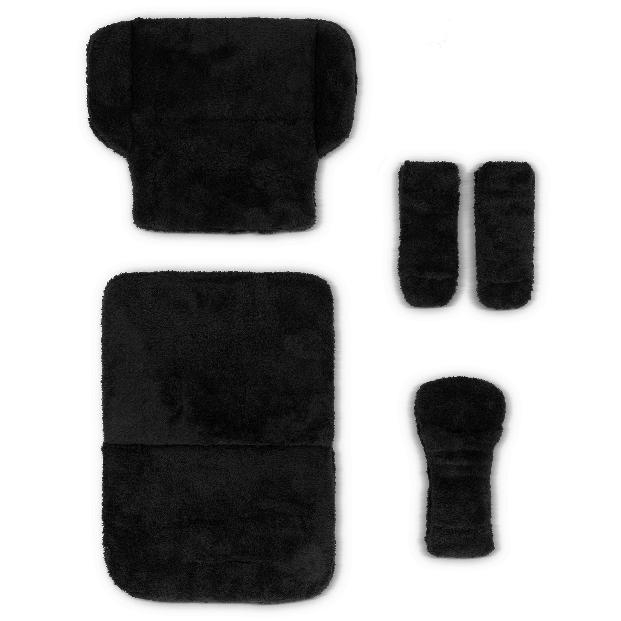 KINDERWAGENEINLAGE - Schwarz, Basics, Textil (31,5/27/6,5cm) - ABC Design