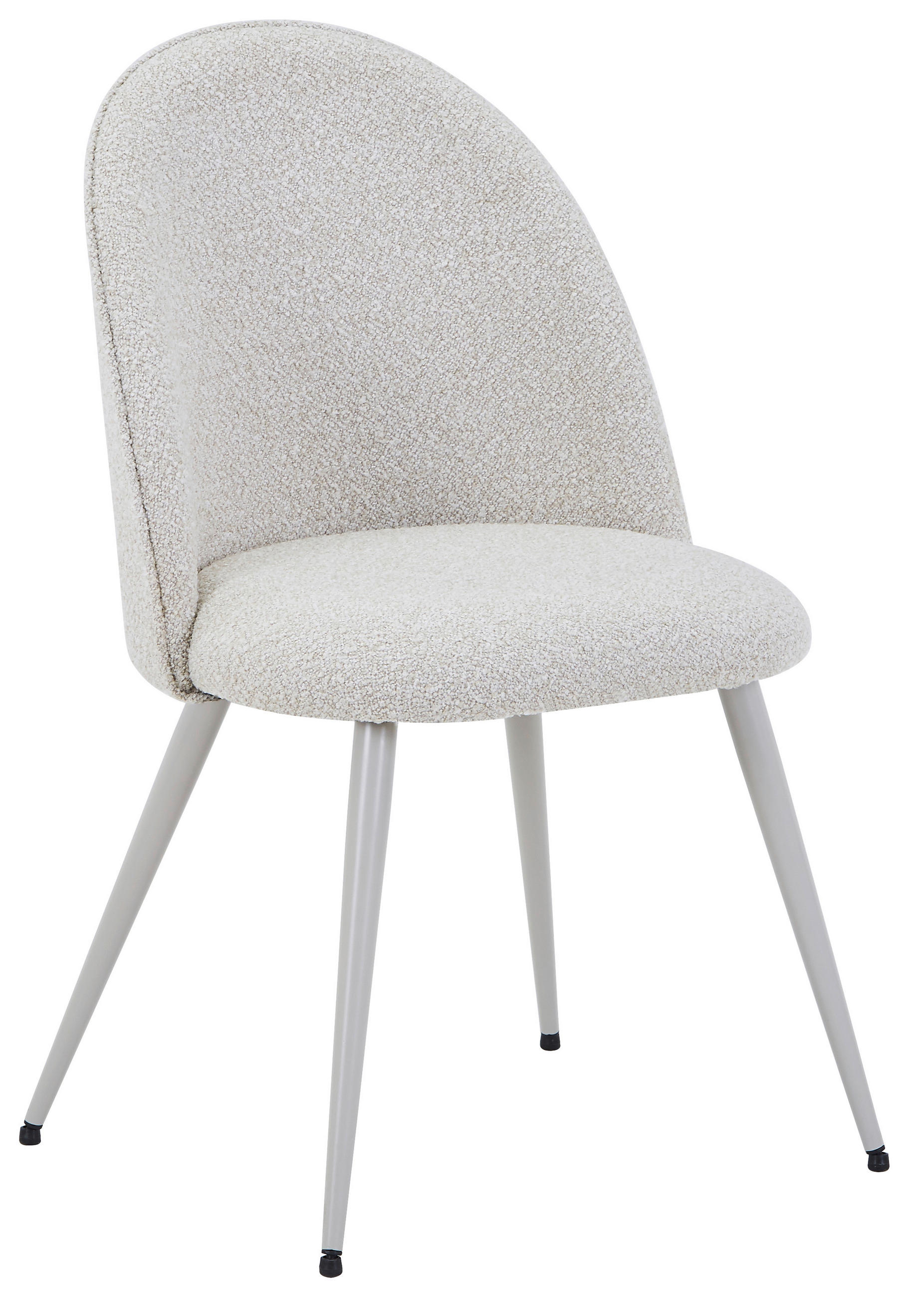 Vierfußstuhl Wando Textil Beige Gepolstert