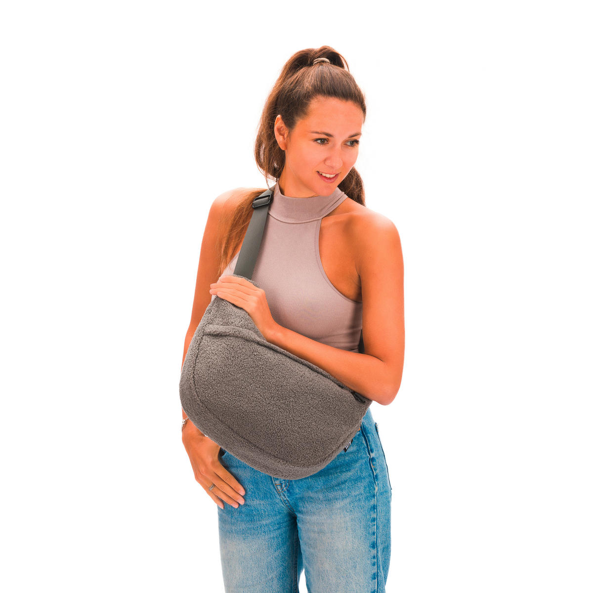 WICKELTASCHE  - Grau, Basics, Textil (42/7/34cm) - Fillikid