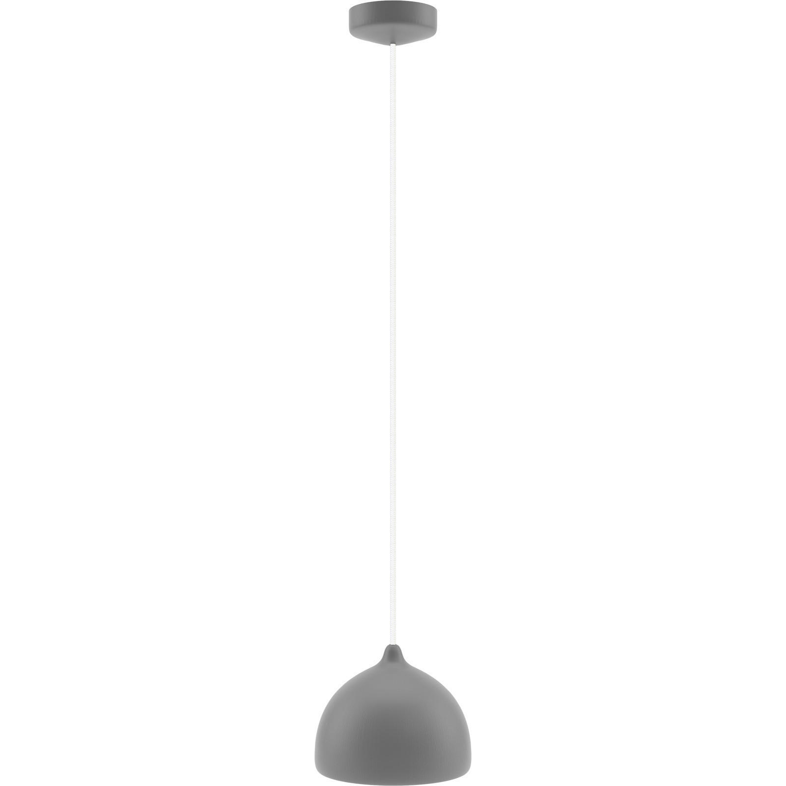HÄNGELEUCHTE 17,5/80-140 cm  - Grau, Design, Holz (17,5/80-140cm)