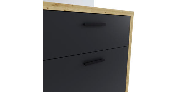 GARDEROBE  in 113/197/40 cm  - Anthrazit/Eiche Artisan, KONVENTIONELL, Holzwerkstoff (113/197/40cm) - Carryhome
