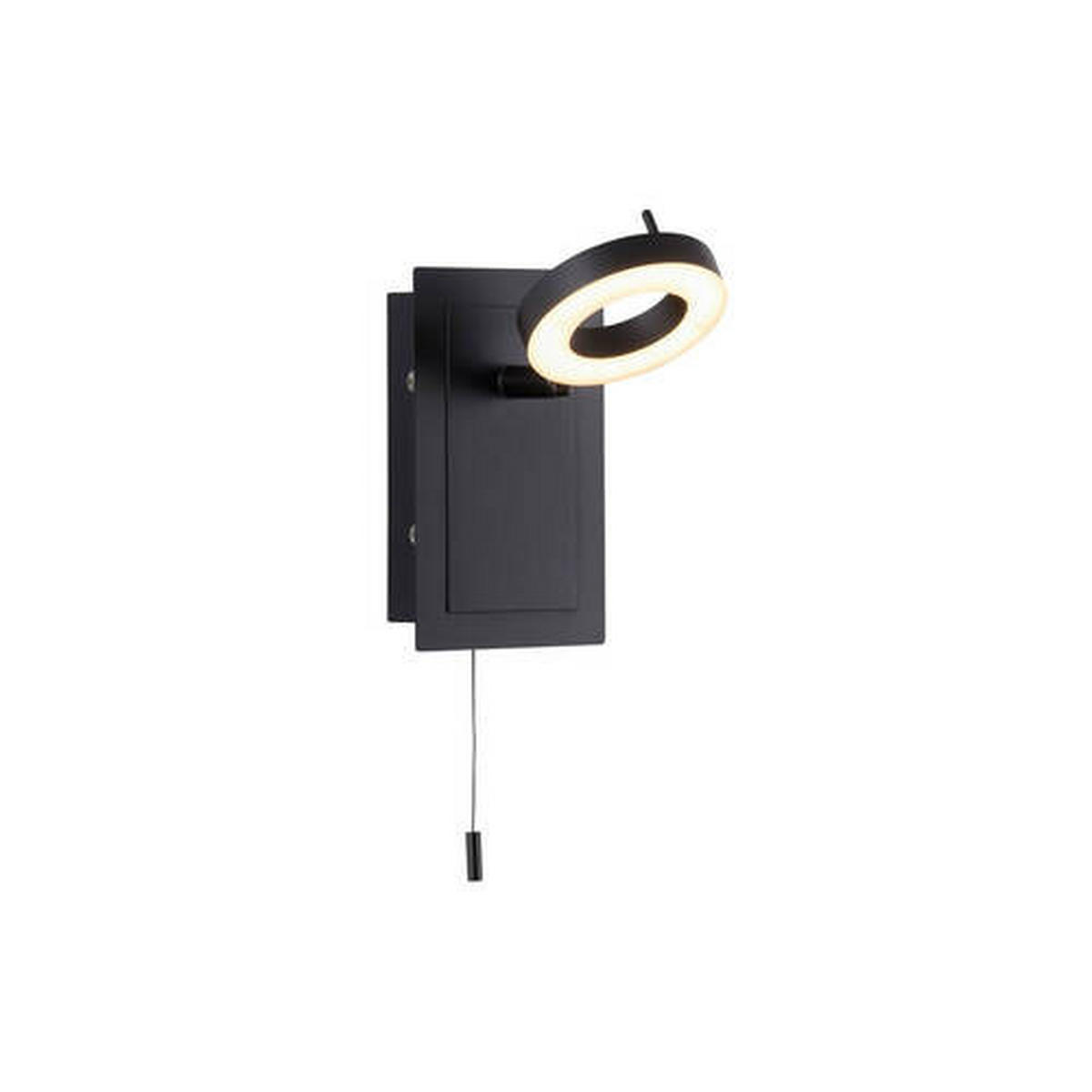 BADEZIMMER-WANDLEUCHTE - Anthrazit, Design, Kunststoff/Metall (16,5/13,5/19,5cm) - Paul Neuhaus