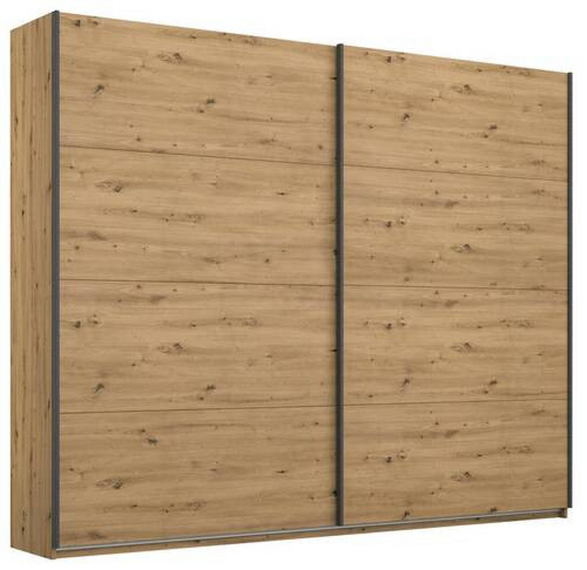 FÜGGESZTETT TOLÓAJTÓS SZEKRÉN Artisan tölgy  - Artisan tölgy/szürke, Modern, faalapú anyag/fém (226/210/62cm) - Rauch Möbel