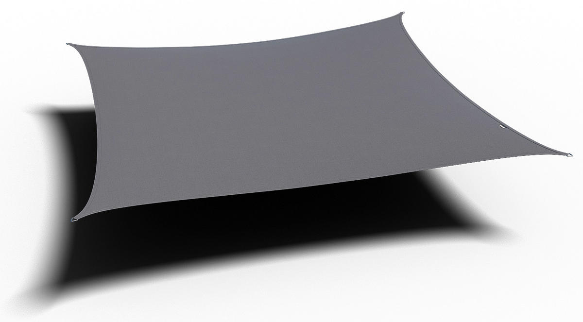 SONNENSEGEL  - Grau, MODERN, Textil (400/1/400cm) - Gardenson
