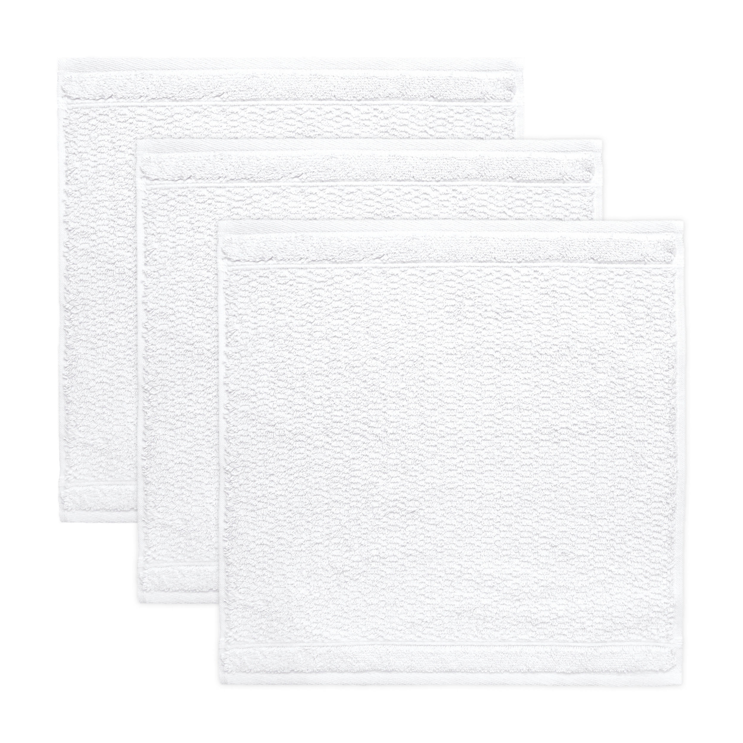 SEIFTUCHSET 30/30 cm FROTTANA PEARL Weiß 3-teilig  - Weiß, Basics, Textil (30/30cm) - Moeve