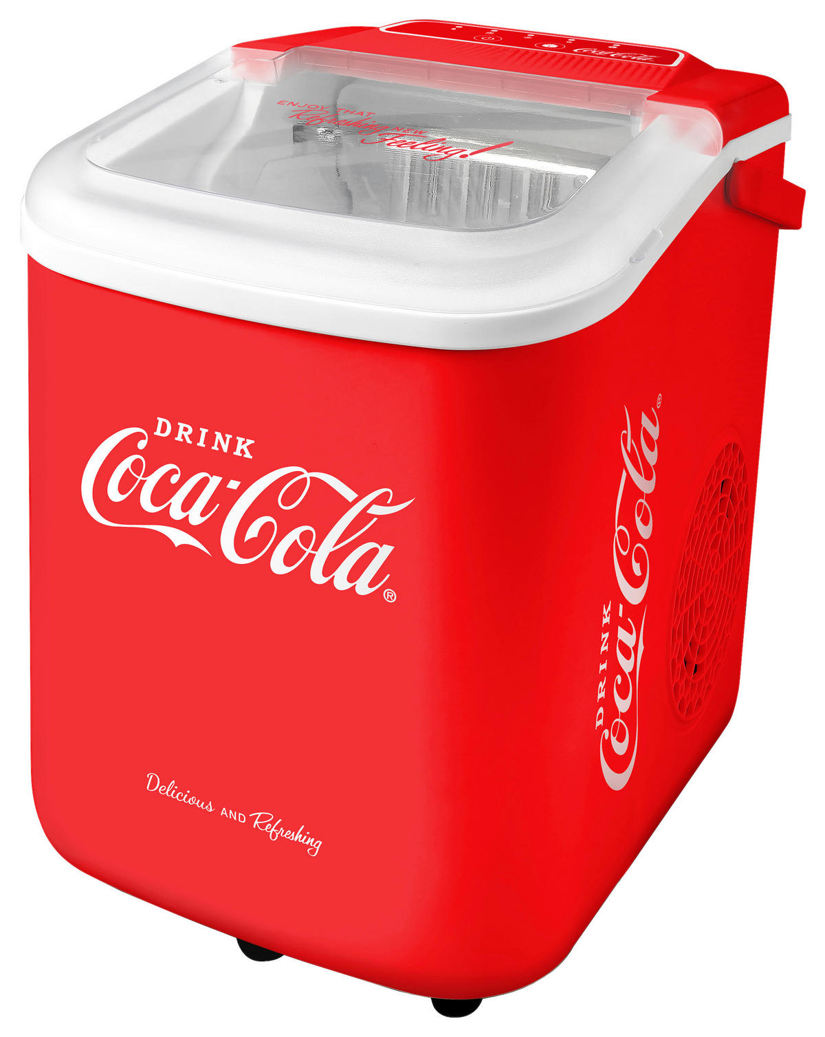 EISWÜRFELMASCHINE COCA-COLA  - Rot/Weiß, Basics, Kunststoff (22.2/29.4/29cm)