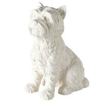 DEKOHUND - Weiß, Basics, Kunststoff/Stein (22/15/30cm) - Boltze Home