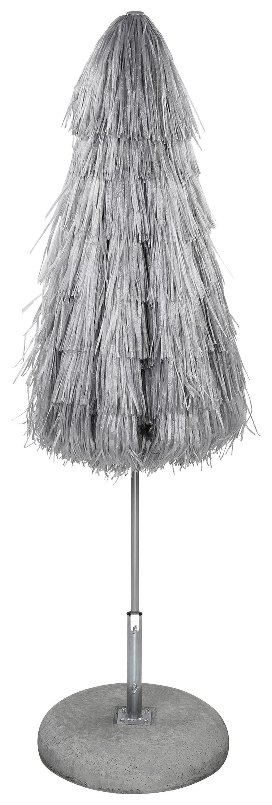SONNENSCHIRM 200x200 cm Silberfarben  - Silberfarben/Alufarben, Design, Textil/Metall (200/200cm) - Jan Kurtz