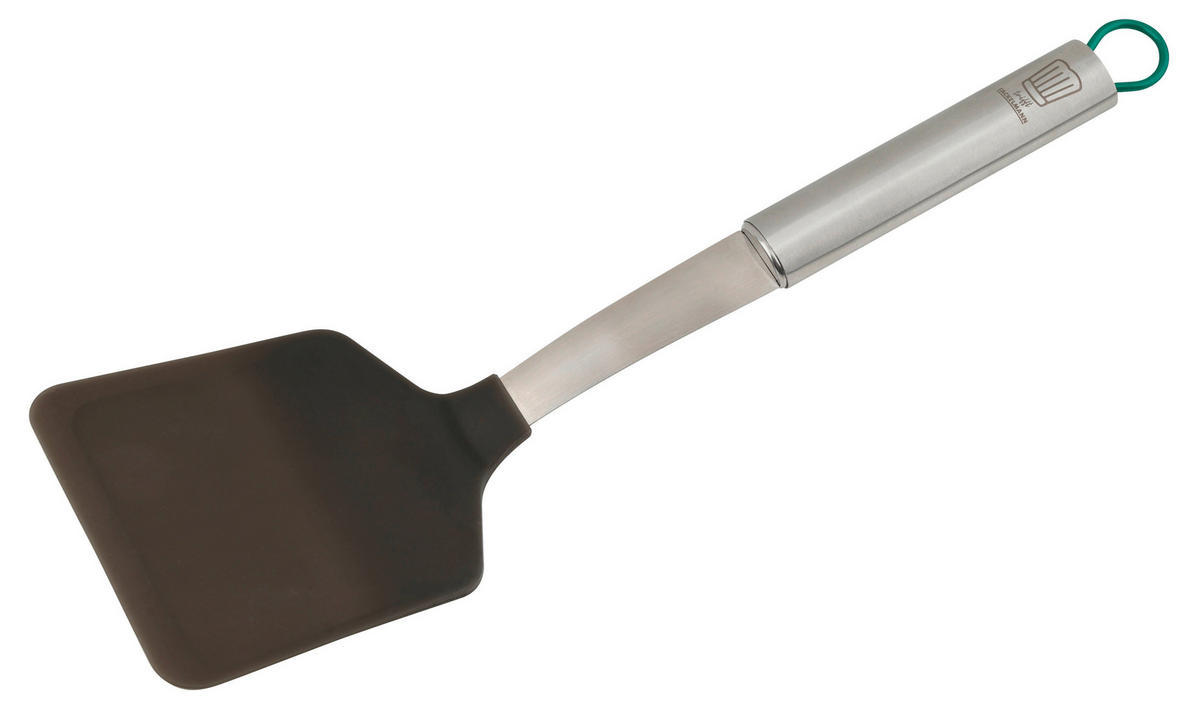 PFANNENWENDER  - Silberfarben/Grau, Design, Kunststoff/Metall (31cm) - Chefkoch+Fackelmann