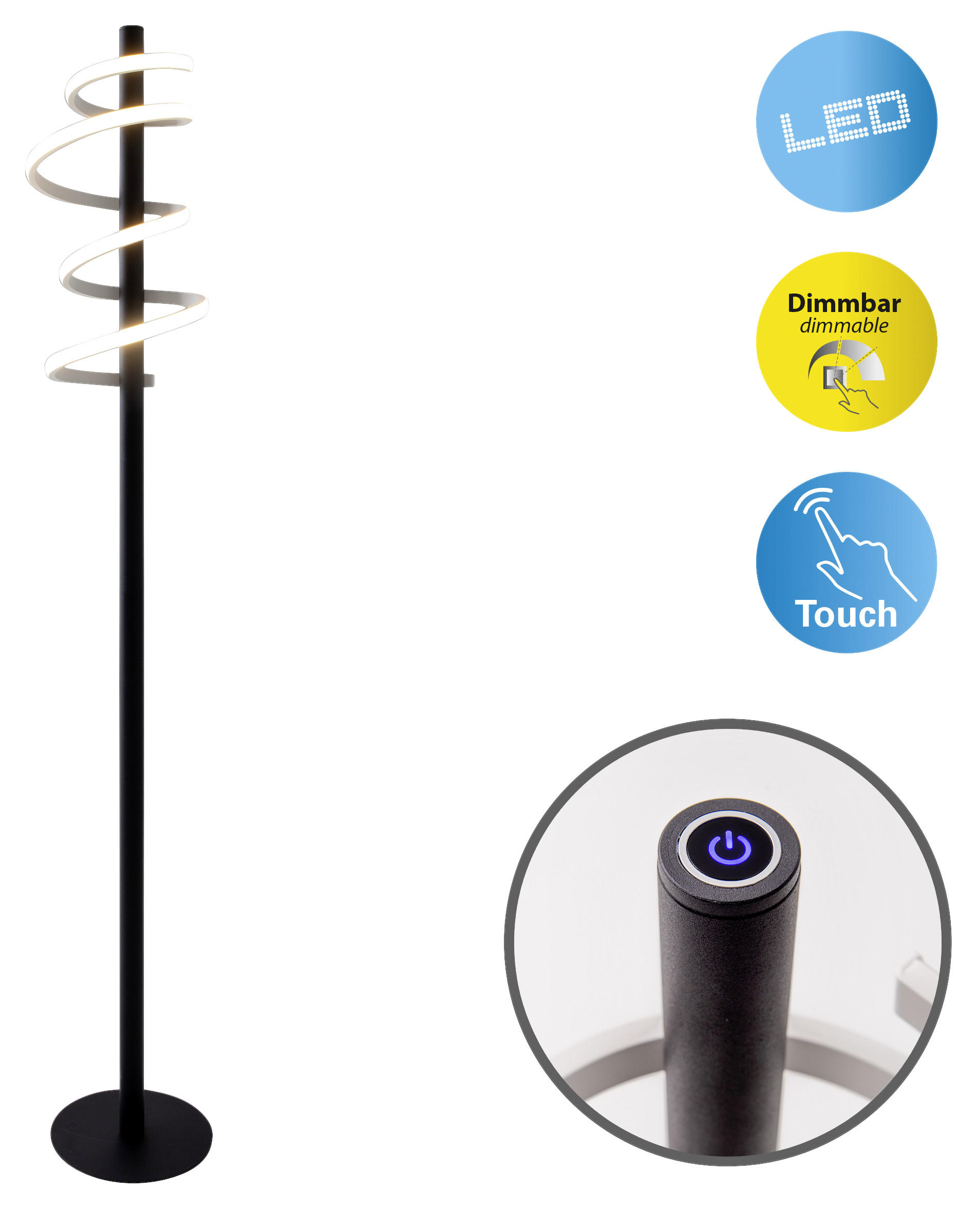 Led-Stehleuchte 21/140 cm