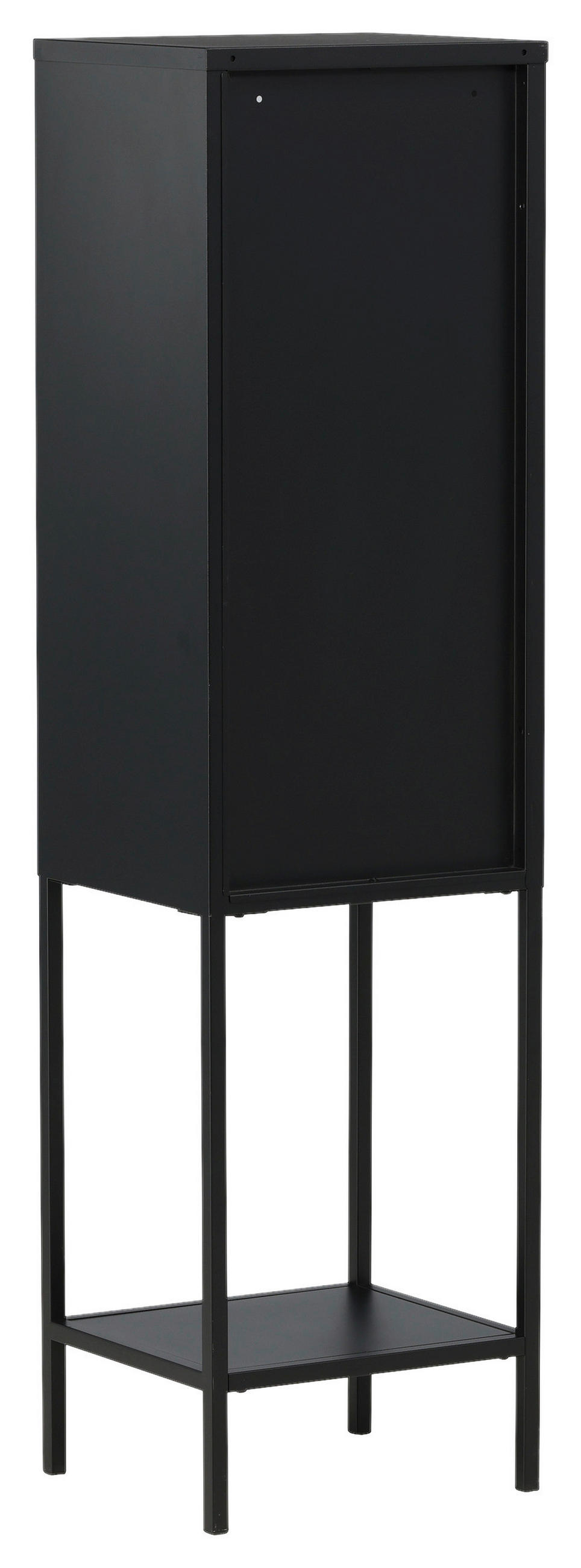 VITRINE in Schwarz  - Schwarz, Design, Metall (40.5/150/35cm) - Livetastic