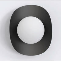 WANDLEUCHTE  16/13/20 cm    - Schwarz, Design, Glas/Metall (16/13/20cm)