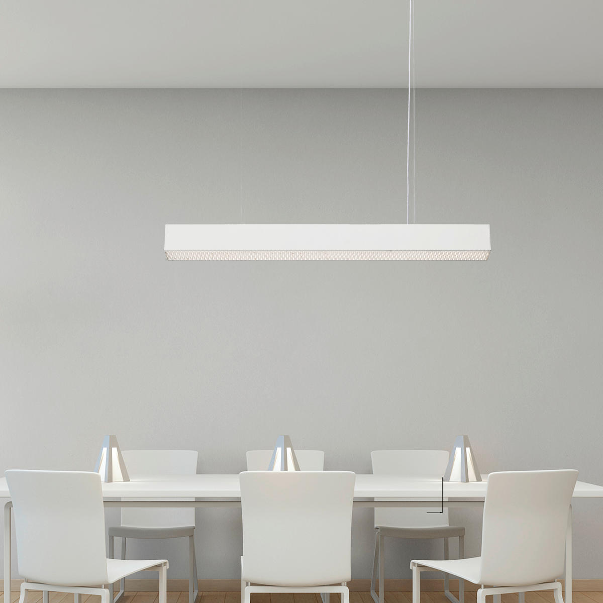 LED-HÄNGELEUCHTE Mira  120/80/6 cm  - Weiß, Design, Metall (120/80/6cm)