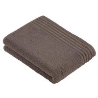 BADETUCH Vienna Style Supersoft Braun 80/160 cm  - Braun, Basics, Textil (80/160cm) - Vossen