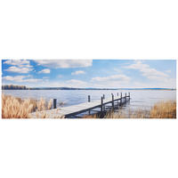 LEINWANDBILD Landschaft & Natur 180/60 cm  - Multicolor, Basics, Holz/Papier (180/60cm)