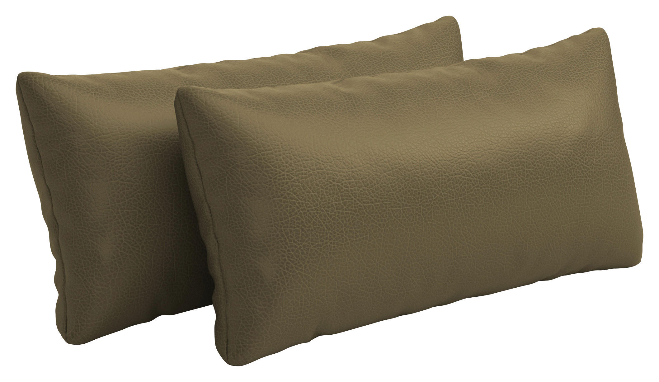 NIERENKISSEN  - Olivgrün, Konventionell, Leder (65/25cm) - Sit & More