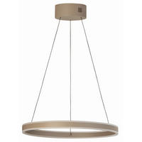 LED-HÄNGLAMPA Silvio 60/50-180 cm  - kromfärg/nickelfärgad, Design, metall/glas (60/50-180cm) - Fischer & Honsel
