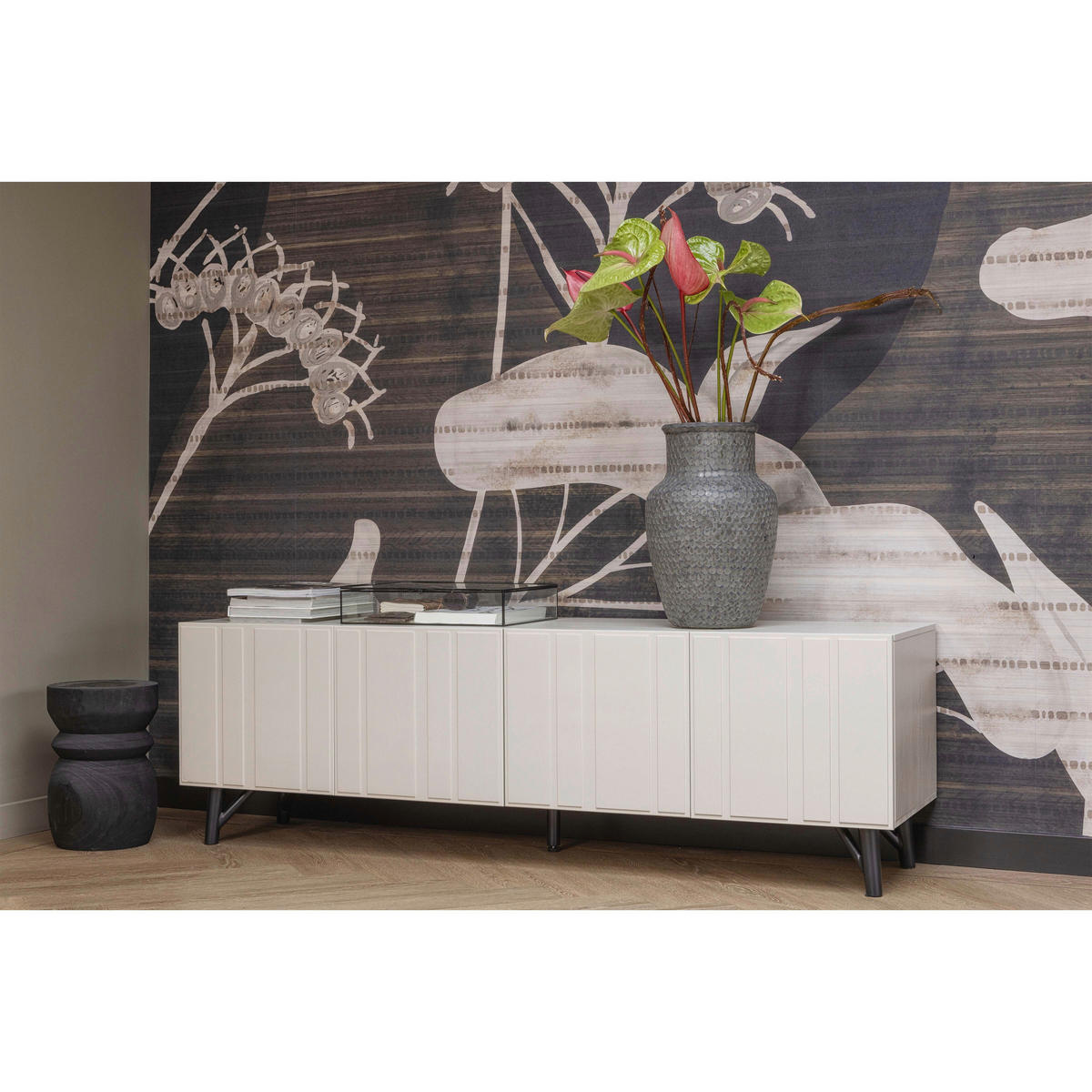 BEISTELLTISCH in Holz 28/28/40 cm  - Schwarz, Design, Holz (28/28/40cm) - Livetastic