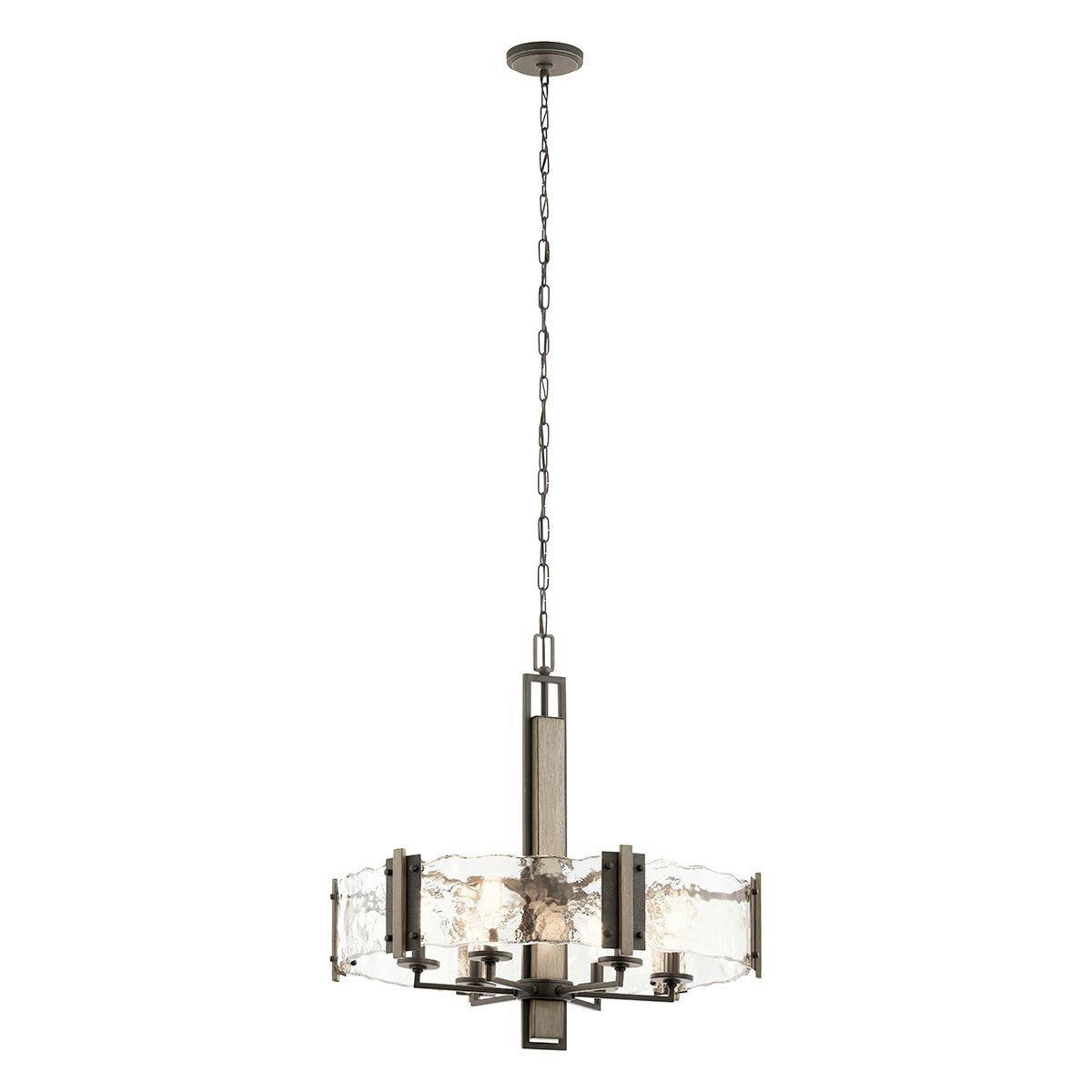 KRONLEUCHTER Kichler 66/71,1/76 cm  - Bronzefarben, Design, Glas/Metall (66/71,1/76cm) - Elstead Lighting