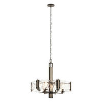 KRONLEUCHTER Kichler 66/71,1/76 cm  - Bronzefarben, Design, Glas/Metall (66/71,1/76cm) - Elstead Lighting