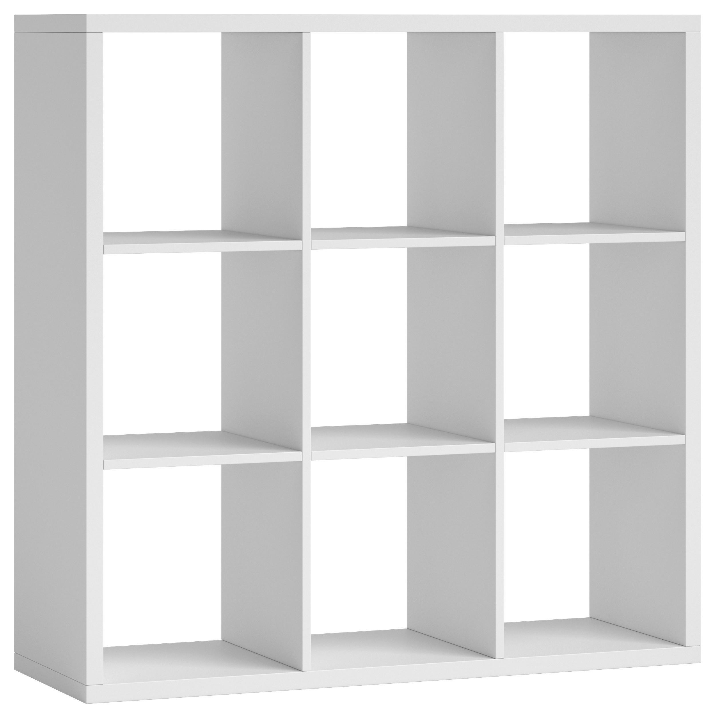 RAUMTEILER - Weiß, Design, Holzwerkstoff (112/112/38cm) - Carryhome