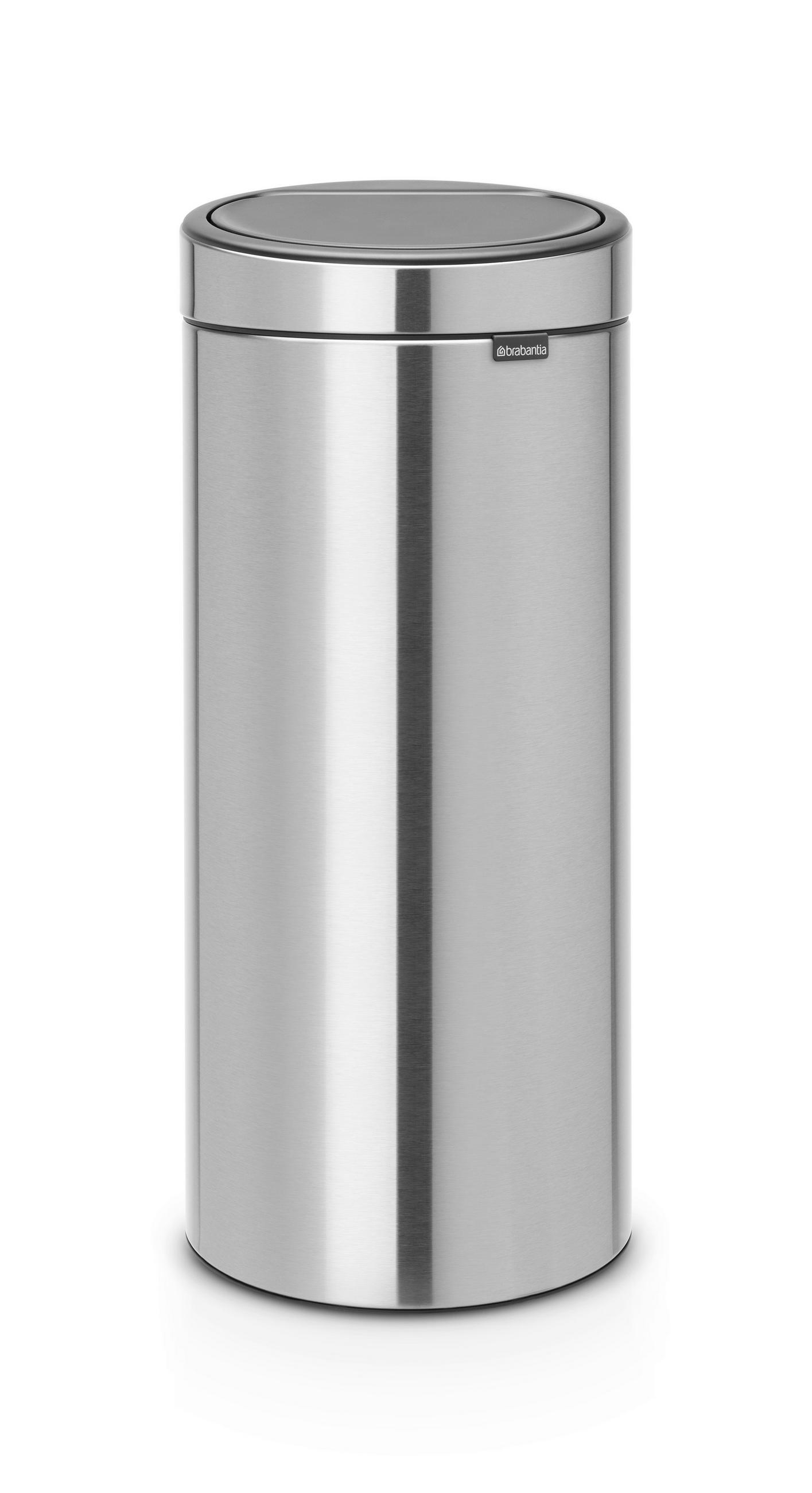 BILLENŐFEDELES SZEMETESVÖDÖR 30 l  - fekete/ezüstszínű, Basics, műanyag/fém (30l) - Brabantia
