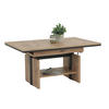 COUCHTISCHSET 110-150/70/53-72 cm rechteckig Eichefarben  - Eichefarben, Design, Holzwerkstoff (110-150/70/53-72cm) - Livetastic