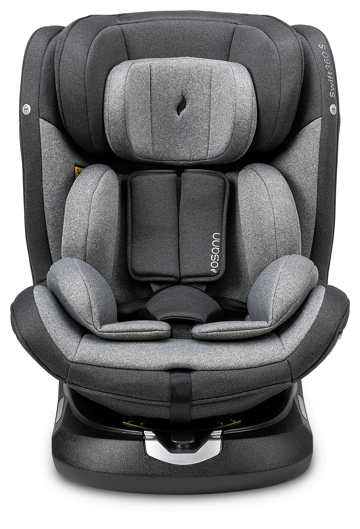 REBOARDER-KINDERSITZ SWIFT360S ECE R 129 i-SIZE  - Dunkelgrau/Hellgrau, Basics, Kunststoff/Textil (44/60/50cm) - Osann
