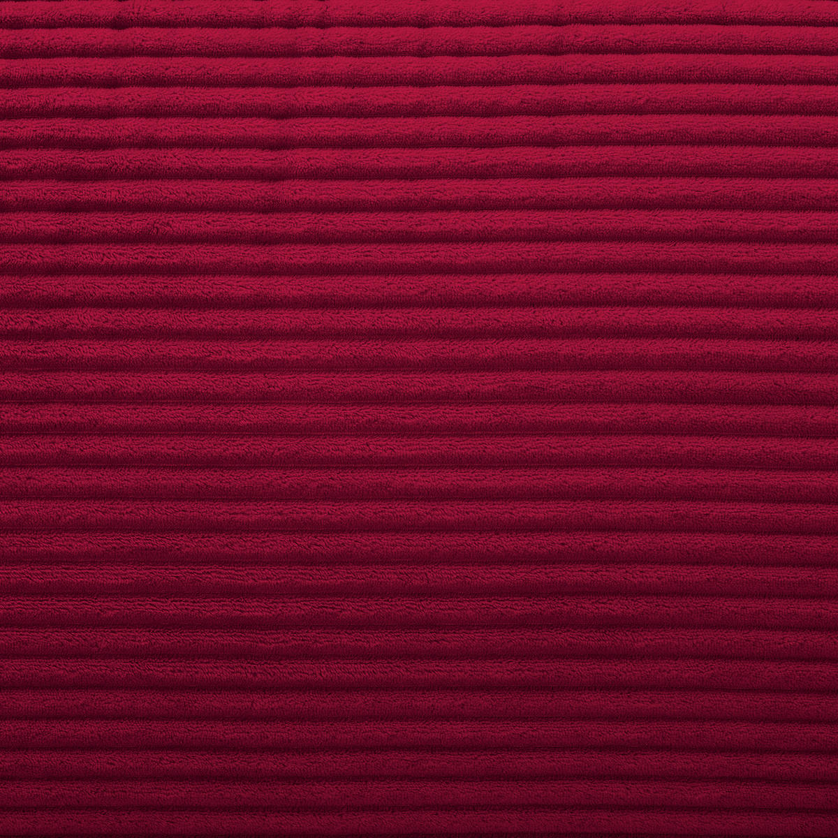 ECKSOFA in Cord Rot  196/303 cm  - Rot/Schwarz, Design, Kunststoff/Textil (196/303cm) - Livetastic
