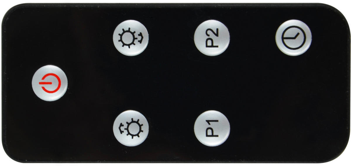 INFRAROTSTRAHLER - Schwarz, Basics, Metall (54/9,4/11cm)