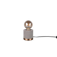 BORDSLAMPA Judy 11/11 cm   - mässingsfärgad/grå, Design, metall (11/11cm)