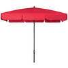 SONNENSCHIRM 185x120 cm Rot  - Anthrazit/Rot, Basics, Textil/Metall (185/120cm) - Doppler