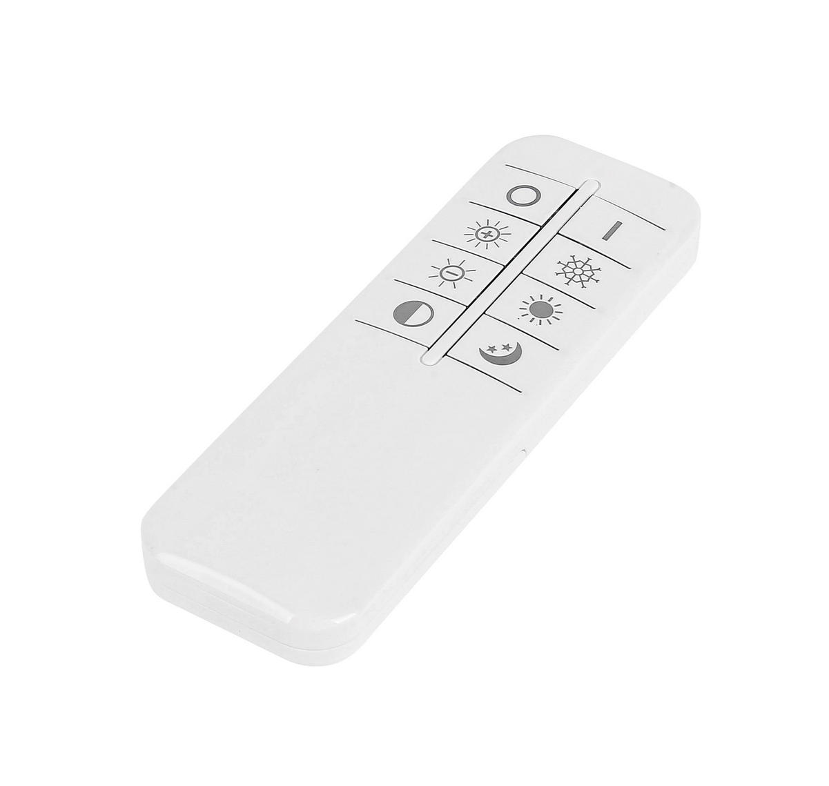 LED MENNYEZETI LÁMPA - áttetsző/fehér, Trend, műanyag/fém (50/9cm) - Novel