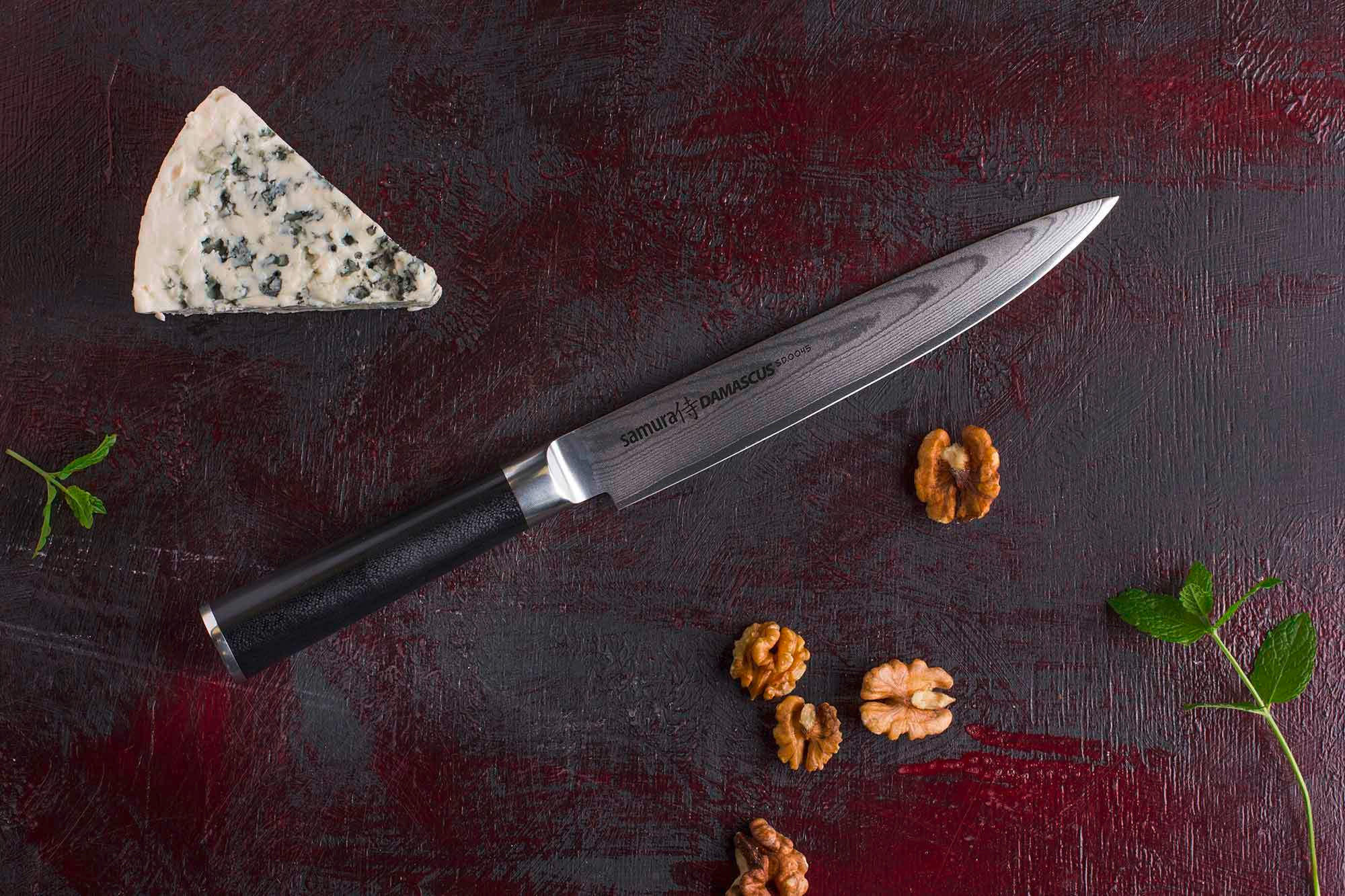 UNIVERZALNI NOŽ  Damascus  37/3,4/2,5 cm          ogljikovo jeklo - Basics, kovina/umetna masa (37/3,4/2,5cm) - Samura