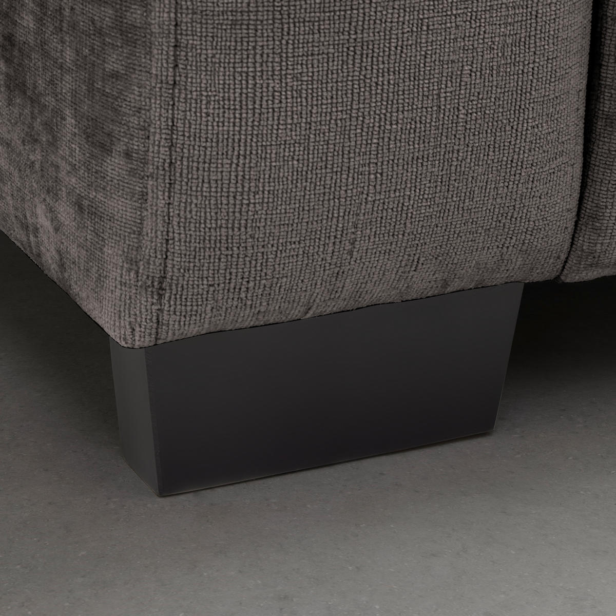BIG SOFFA i grafitfärgad  - grafitfärgad/svart, Modern, trä (246/93/124cm) - MID.YOU