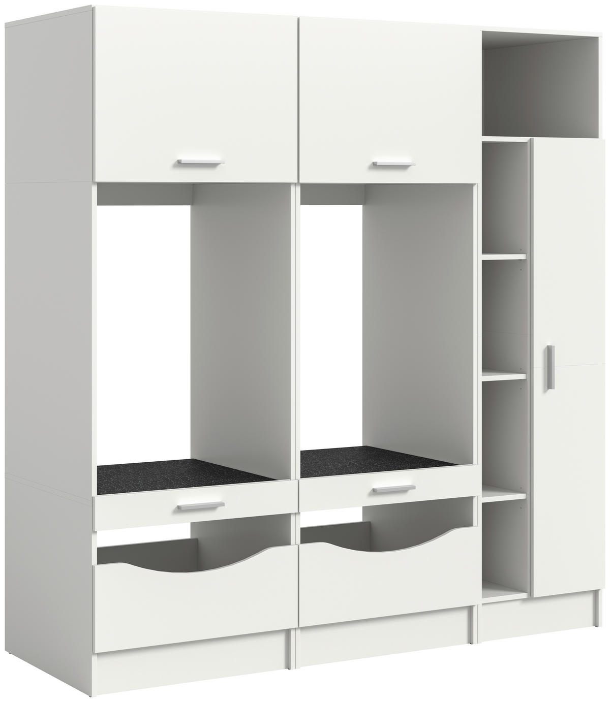 HAUSWIRTSCHAFTSRAUM 183/195/68 cm  in Weiß  - Weiß, Basics, Holzwerkstoff (183/195/68cm) - MID.YOU