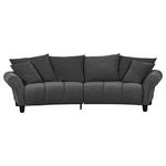 BIGSOFA in Flachgewebe Anthrazit  - Anthrazit/Schwarz, KONVENTIONELL, Holz/Textil (290/78/115cm) - Carryhome