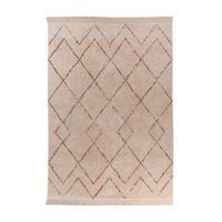 FLACHWEBETEPPICH 80/150 cm Braun, Creme  - Creme/Braun, Design, Textil (80/150cm) - Novel