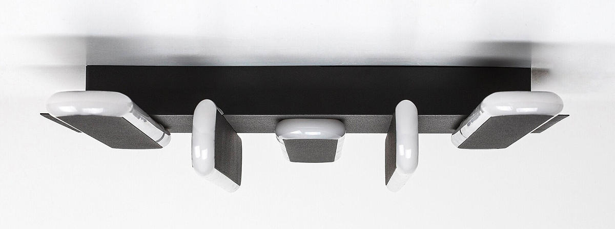 LED SVJETILJKA STROPNA Sindri  - bijela/crna, Design, metal/plastika (61/36cm)