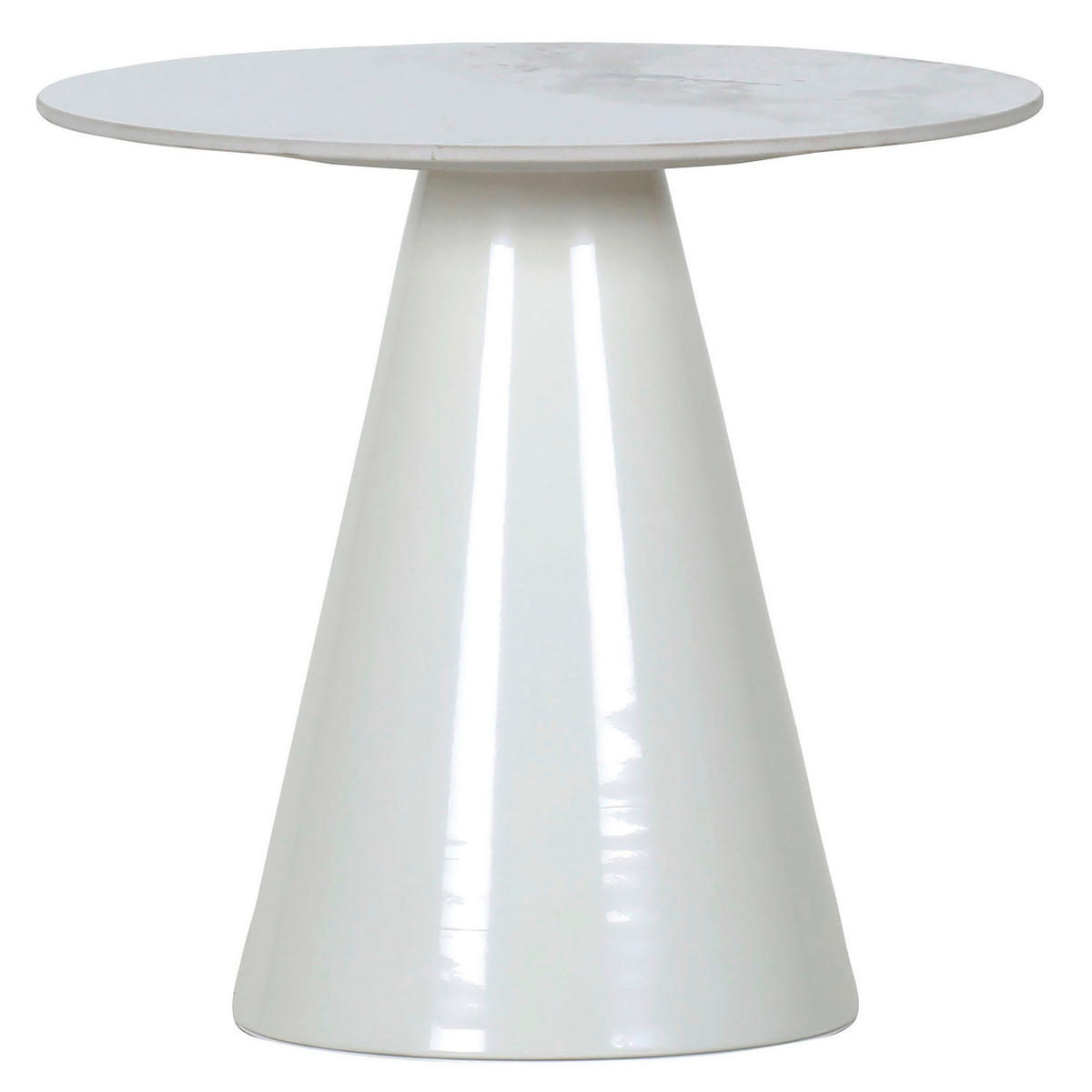 SOFFBORD i keramik 50/46 cm  - vit, Design, metall/keramik (50/46cm) - Belluti