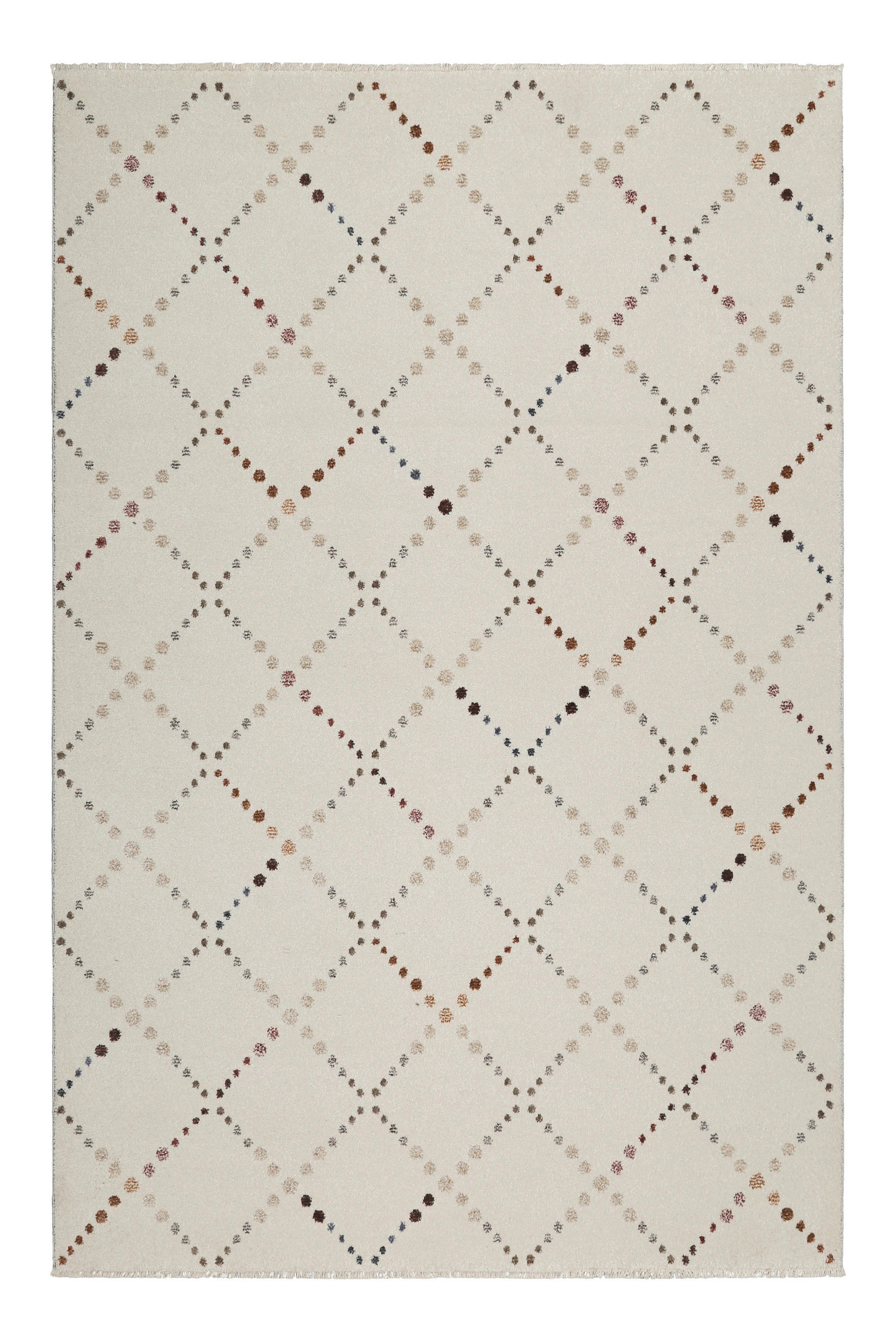 WEBTEPPICH 200/200 cm INA Creme, Beige  - Beige/Creme, Design, Textil (200/200cm) - Esprit