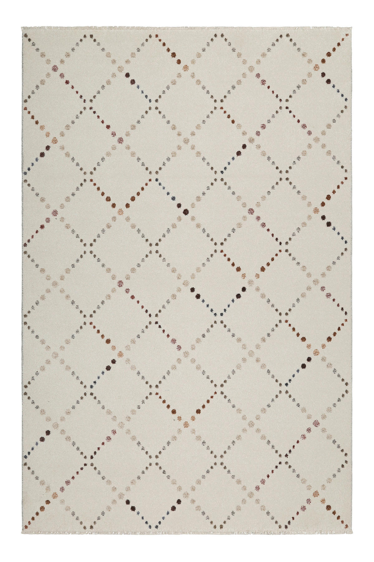 WEBTEPPICH 200/200 cm INA Creme, Beige  - Beige/Creme, Design, Textil (200/200cm) - Esprit