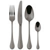 BESTECKSET  24-teilig  - Schwarz, Basics, Metall - Sambonet