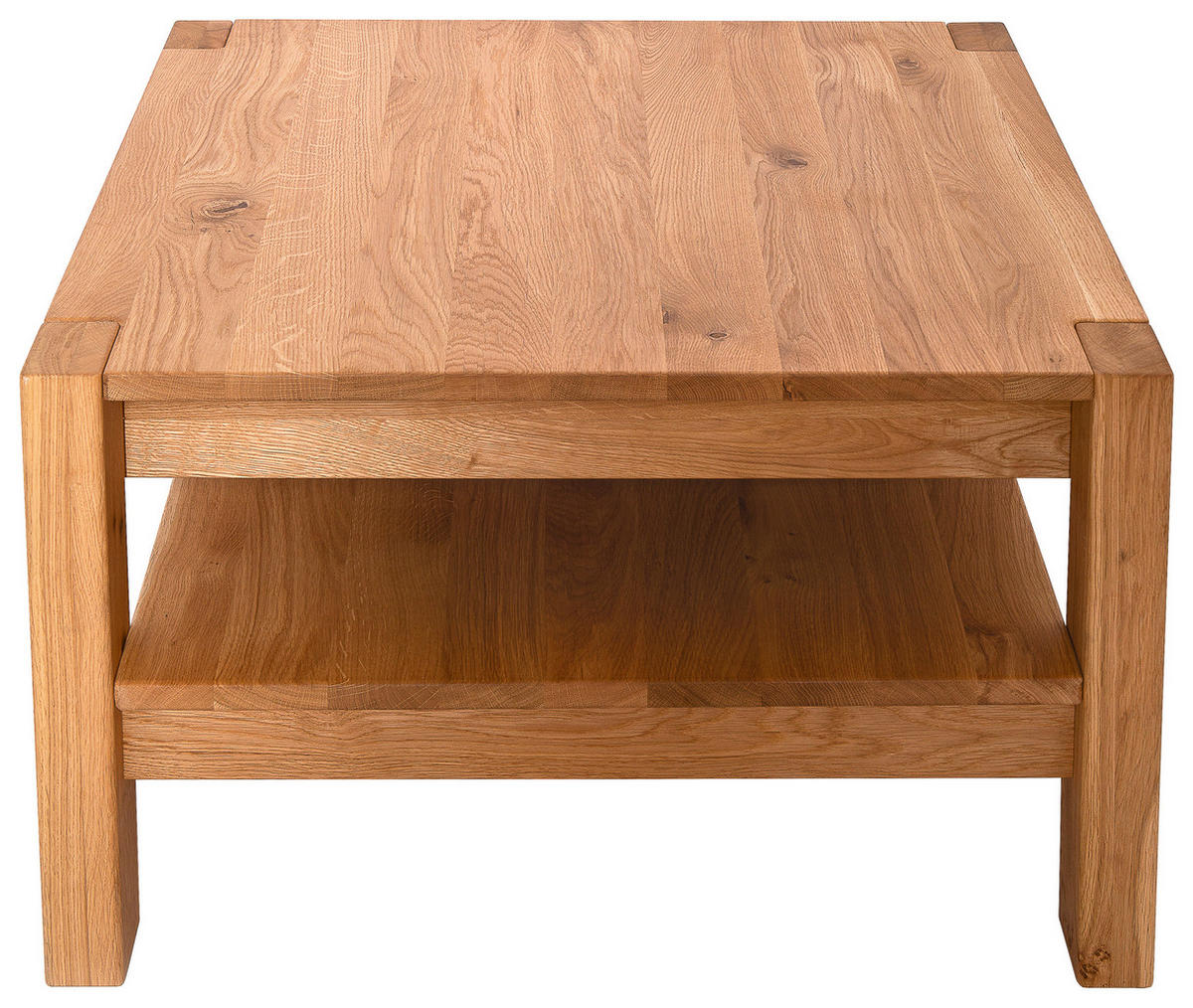 COUCHTISCH in Holz 70/70/47,5 cm  - Wildeiche, Konventionell, Holz (70/70/47,5cm) - Linea Natura
