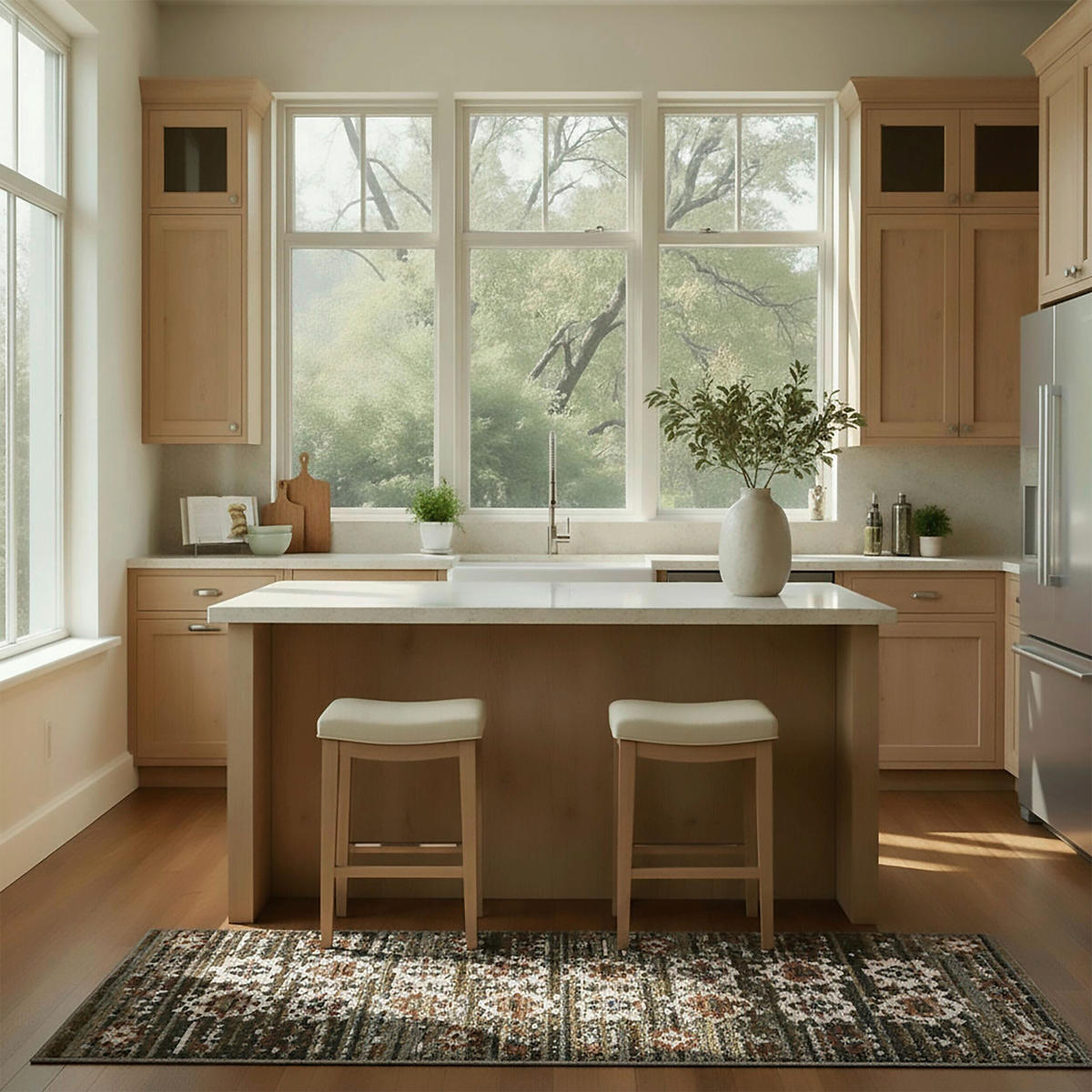 LÄUFER 80/300 cm Grün  - Grün, Basics, Kunststoff/Textil (80/300cm) - Flair Rugs